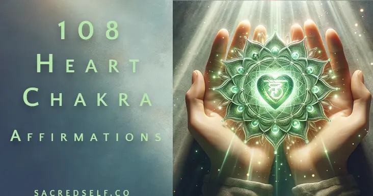 108 heart chakra affirmations