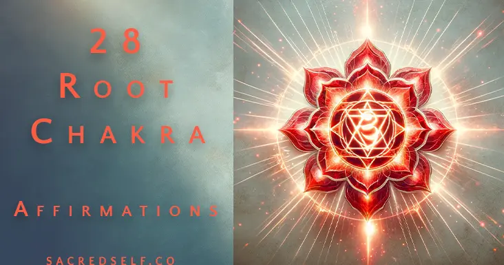 28 root chakra healing affirmations