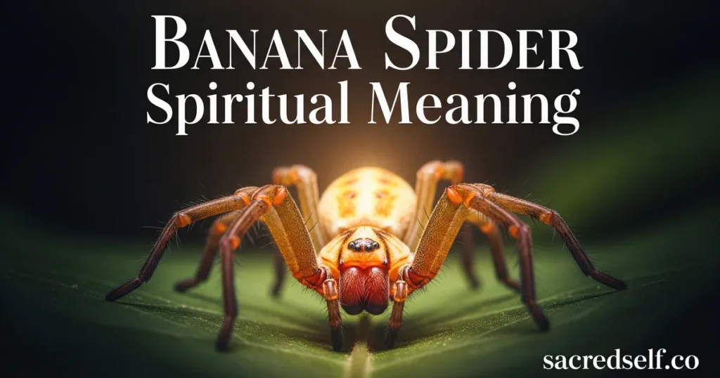 Banana Spider Spiritual Meaning: What Does This Encounter Mean?