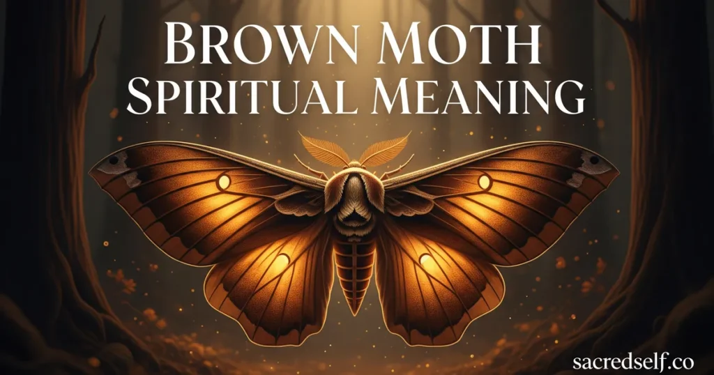 Brown Moth Spiritual Meaning: What It Symbolizes When You See One
