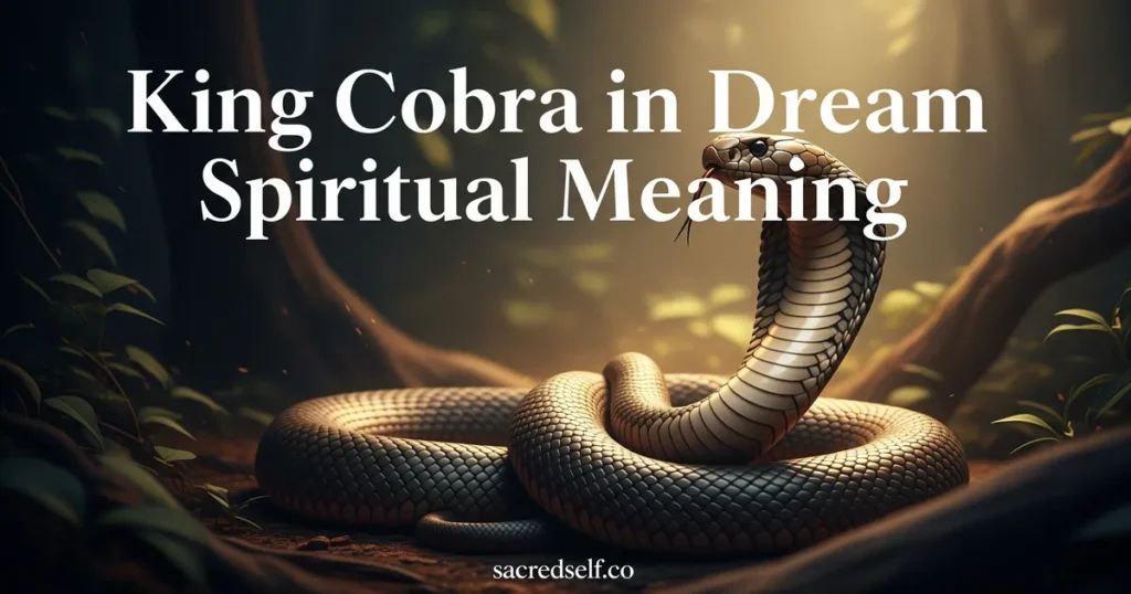 What Does Dreaming of a King Cobra Mean Spiritually?