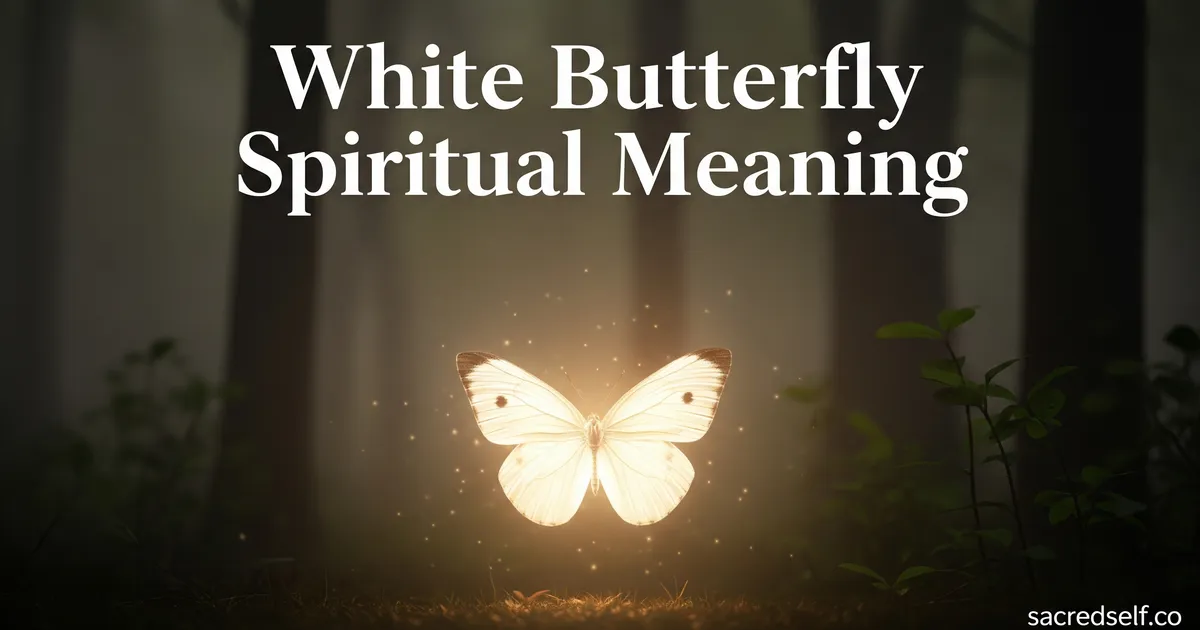 What Does Seeing a White Butterfly Mean Spiritually?