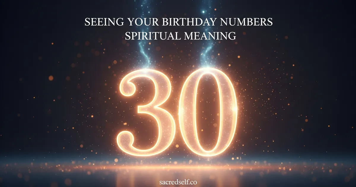 What Does Seeing Your Birthday Numbers Mean Spiritually?