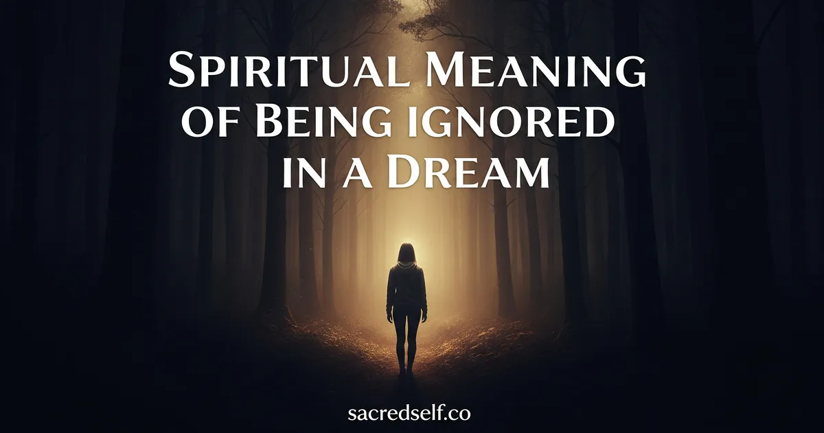 Spiritual Meaning of Being Ignored in a Dream: What Your Subconscious Is Telling You