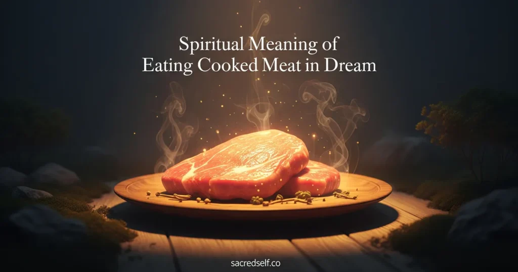 Spiritual Meaning of Eating Cooked Meat in Dreams: What It Symbolizes