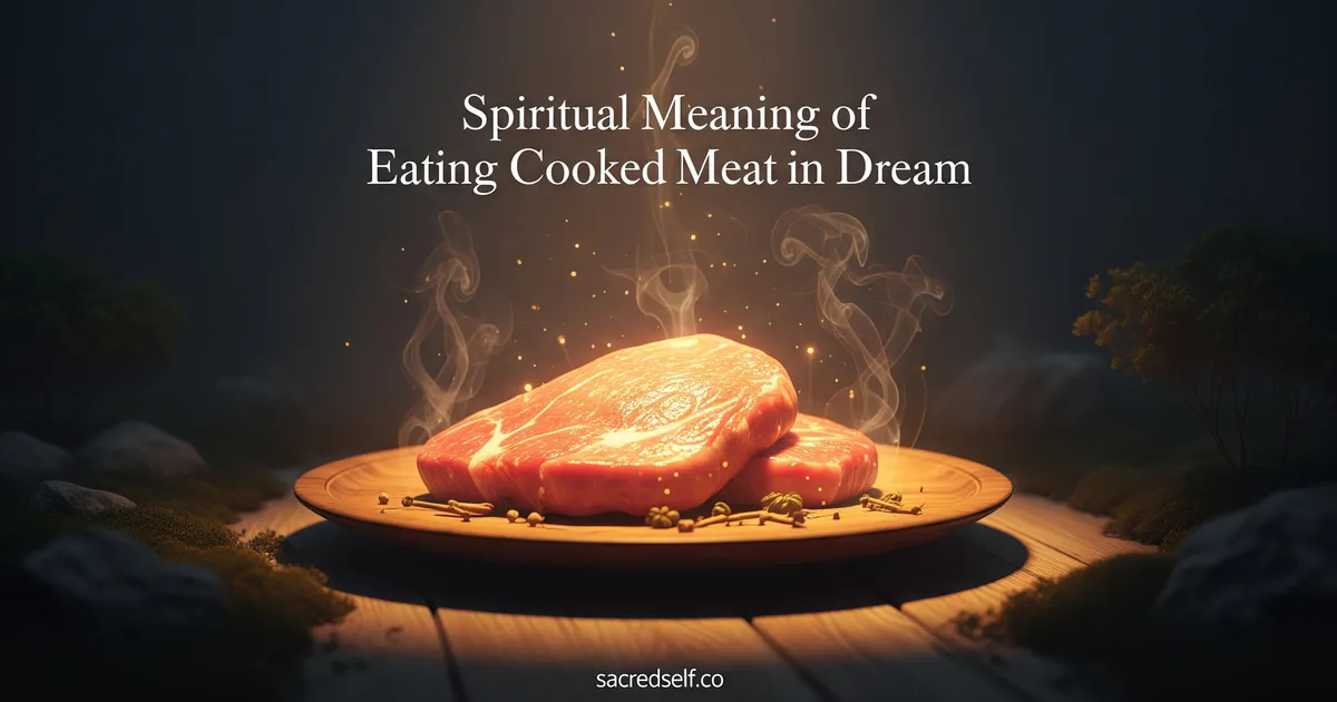 Spiritual Meaning of Eating Cooked Meat in Dreams: What It Symbolizes