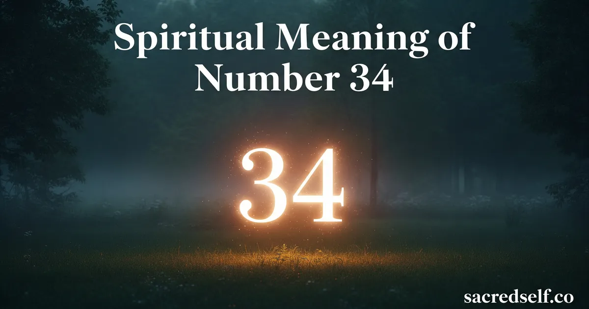 Spiritual Meaning of Number 34: What This Number Reveals