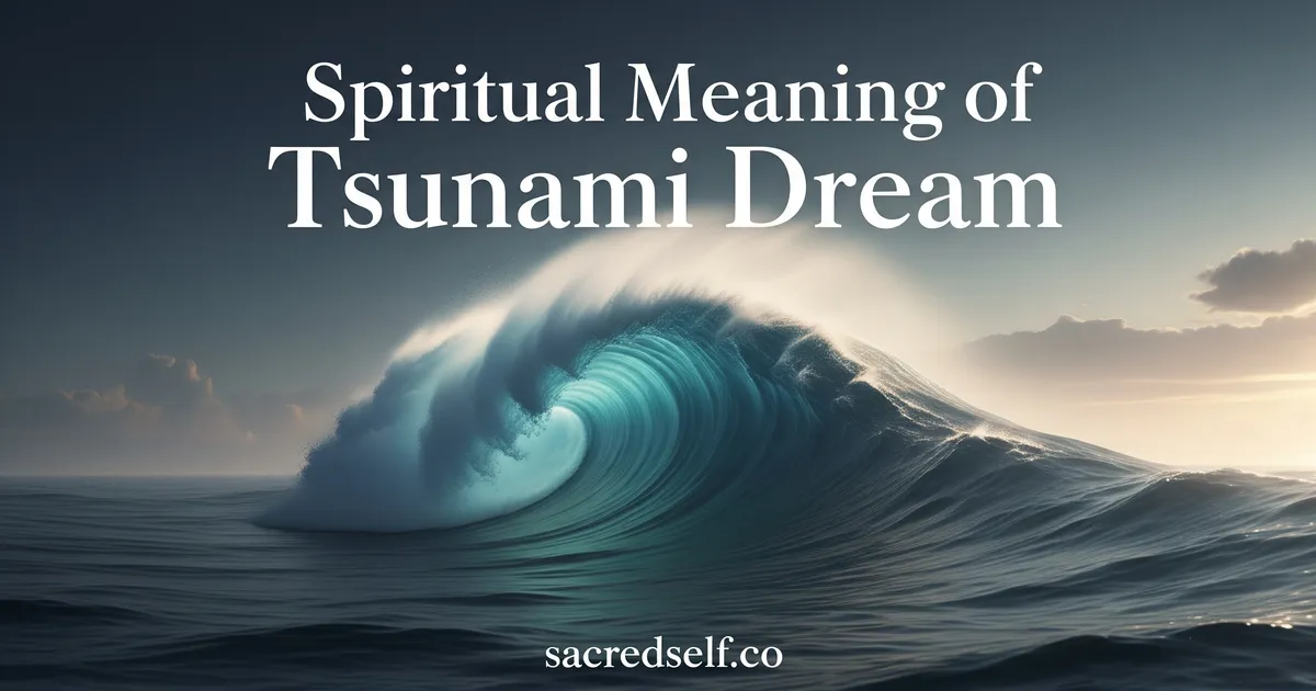 What Does Dreaming of a Tsunami Mean Spiritually?