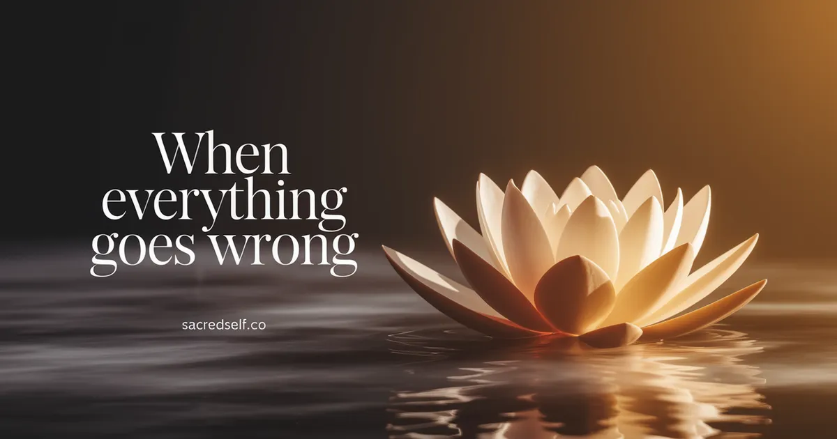 Spiritual Perspectives on When Everything Seems to Go Wrong