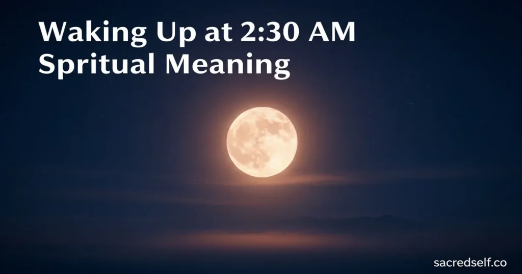 Waking Up at 2:30 AM: Spiritual Meaning and What It Could Signal