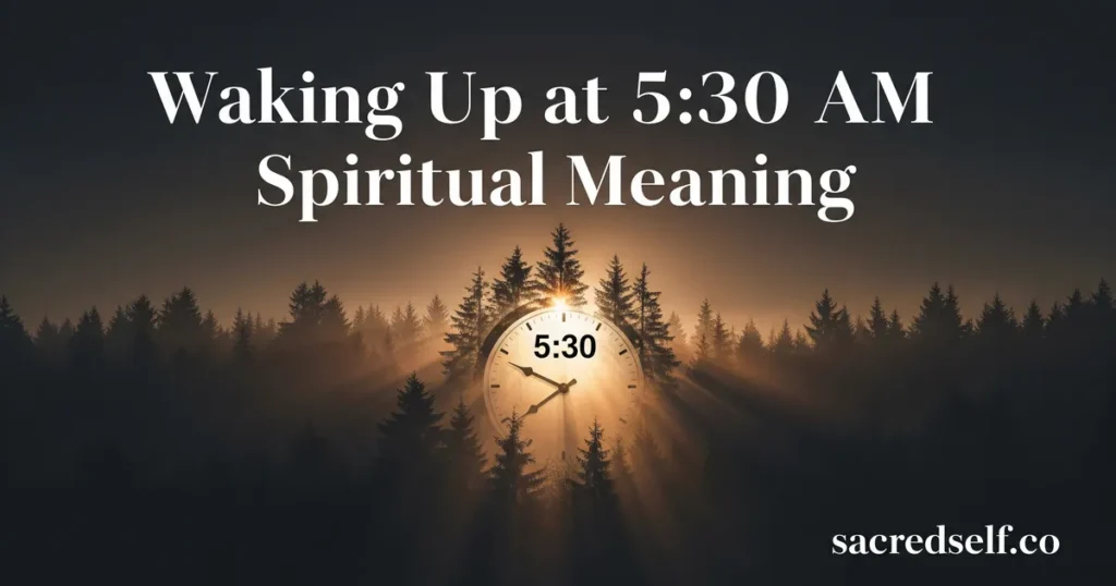 What Does Waking Up at 5:30 AM Mean Spiritually?
