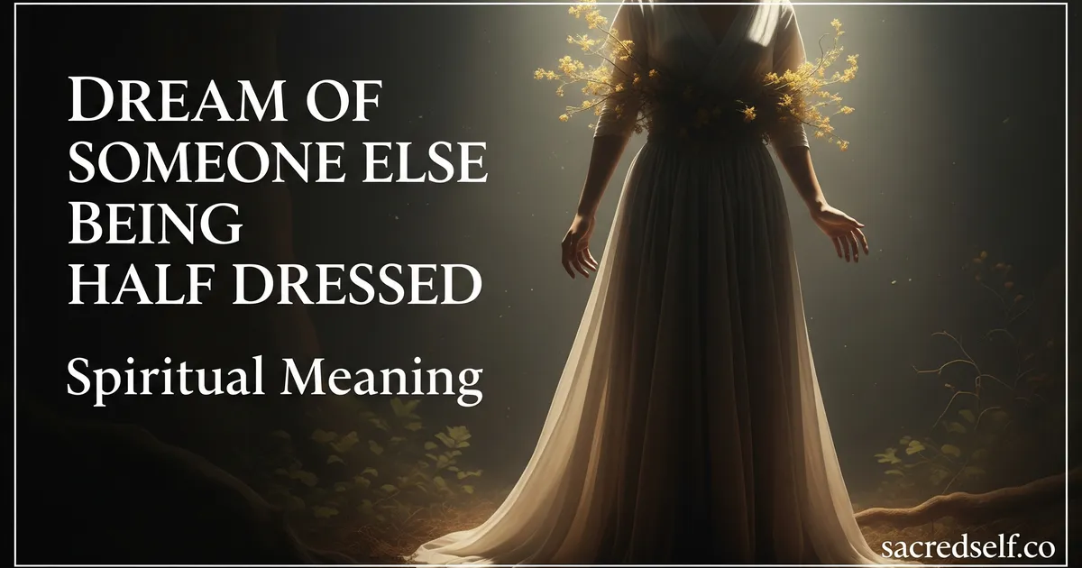 Dream of Someone Else Being Half Dressed: Spiritual Meaning Explained