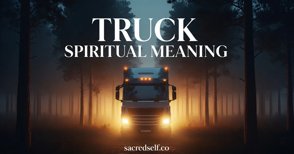 Truck Dream Meaning: Spiritual Messages and Life Direction Insights