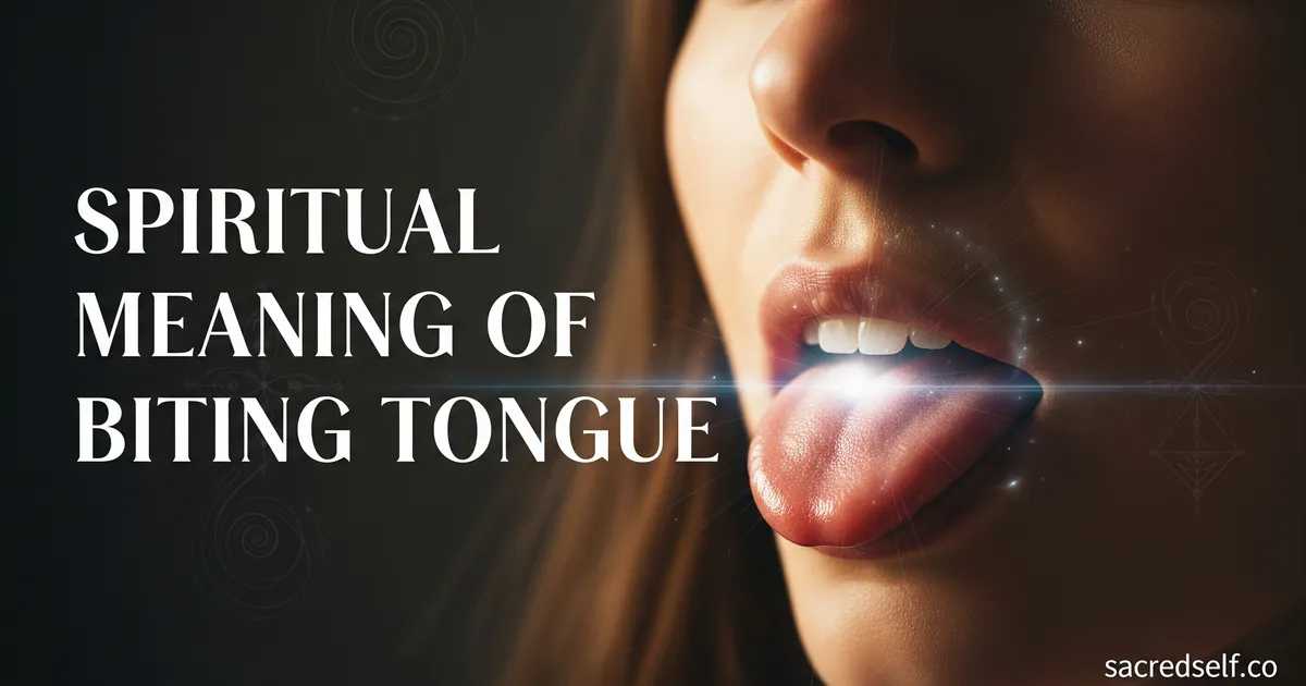 Spiritual Meaning of Biting Your Tongue: What It Really Signifies