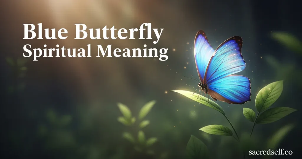 What Does Seeing a Blue Butterfly Mean Spiritually?