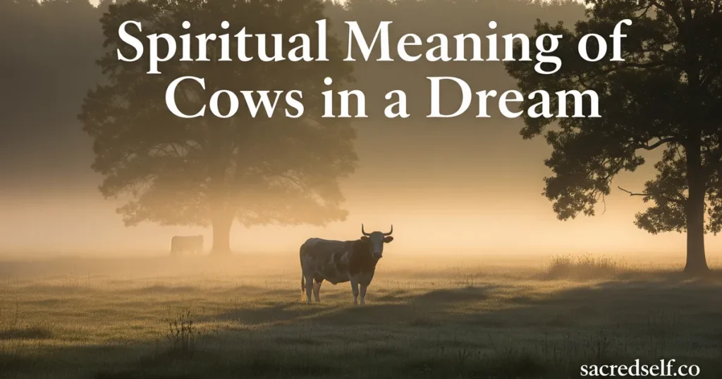 Spiritual Meaning of Cows in Dreams: What Your Subconscious Is Telling You