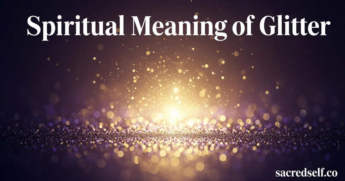 Spiritual Meaning of Glitter: Why Sparkles Feel Sacred
