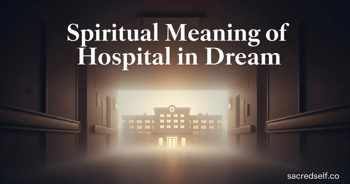What Does Dreaming of a Hospital Mean Spiritually?