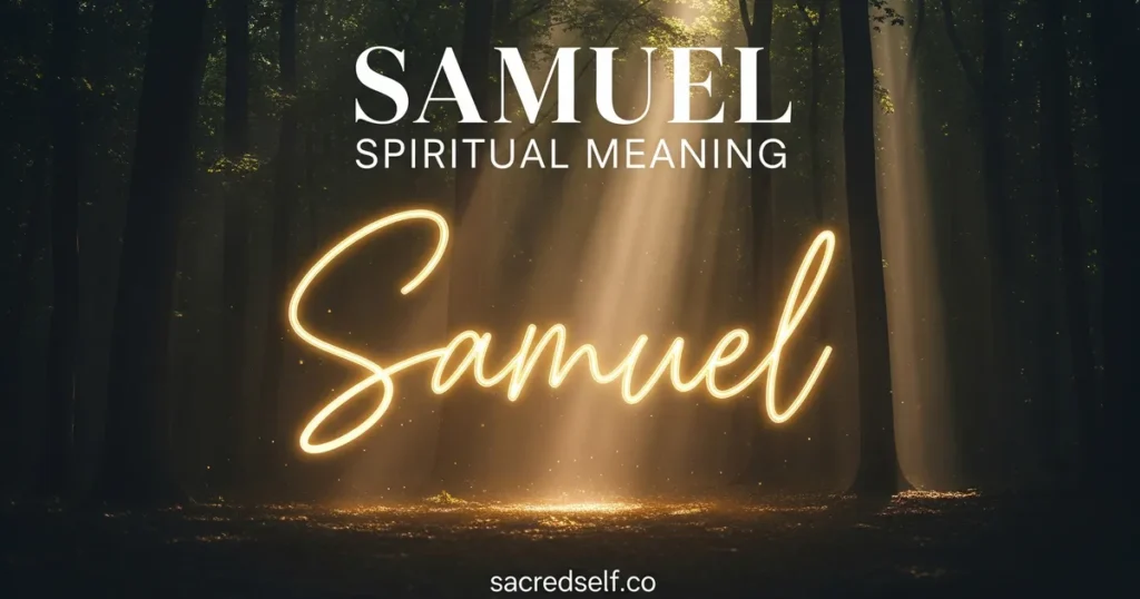 What Does the Name Samuel Mean Spiritually? Origins and Interpretations