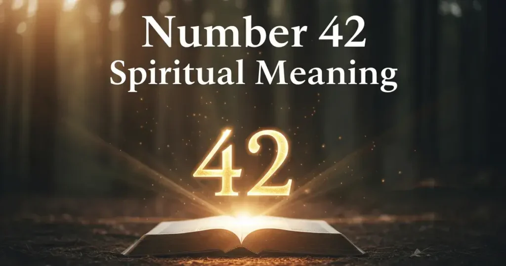 Number 42 Spiritual Meaning: Biblical, Numerological, and Personal Insights