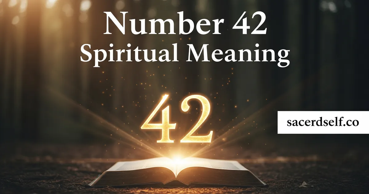 Number 42 Spiritual Meaning: Biblical, Numerological, and Personal Insights