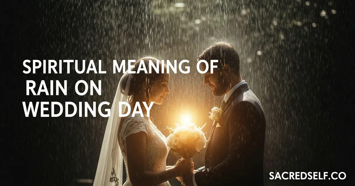What Does Rain on Your Wedding Day Mean Spiritually?