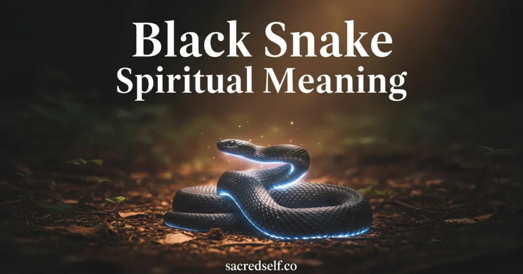 What Does Seeing a Black Snake Mean Spiritually?