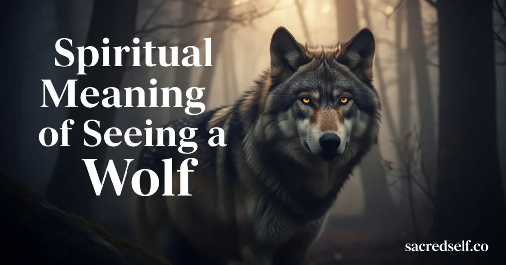 Spiritual Meaning of Seeing a Wolf: What This Encounter Means