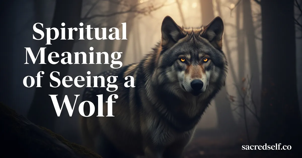 Spiritual Meaning of Seeing a Wolf: What This Encounter Means