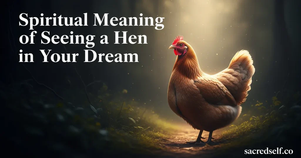 Spiritual Meaning of Seeing a Hen in Your Dream