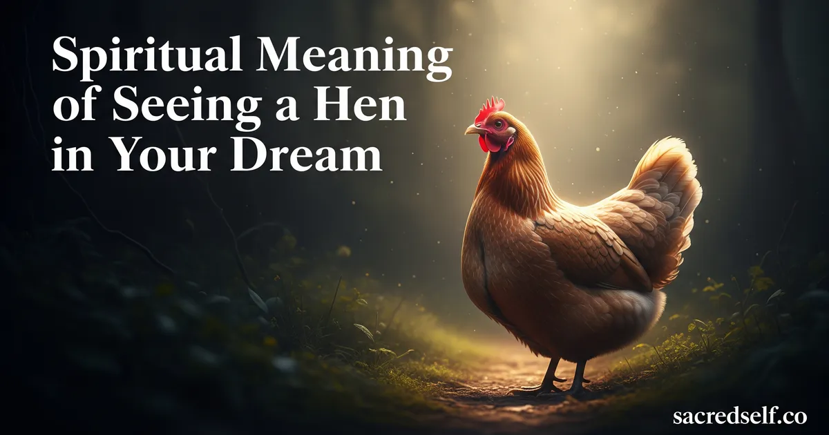 Spiritual Meaning of Seeing a Hen in Your Dream