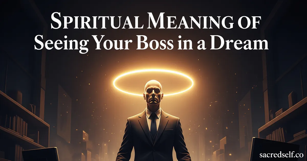 Spiritual Meaning of Seeing Your Boss in a Dream