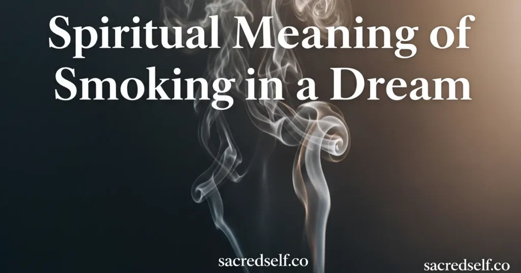 Spiritual Meaning of Smoking in a Dream: What Your Subconscious Is Telling You
