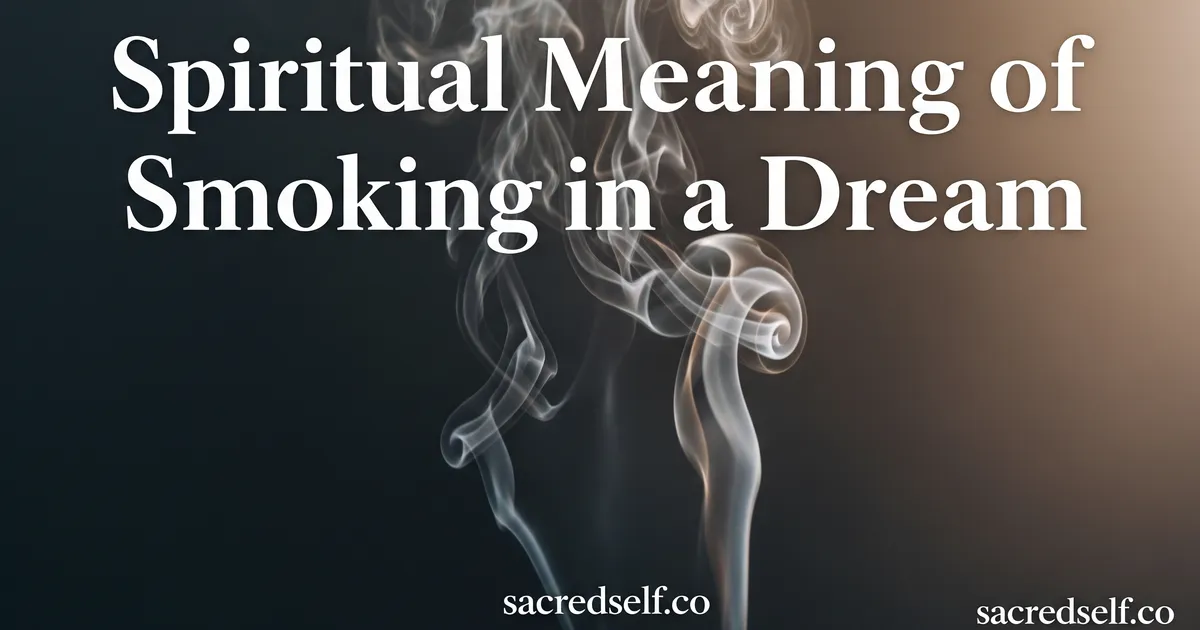Spiritual Meaning of Smoking in a Dream: What Your Subconscious Is Telling You