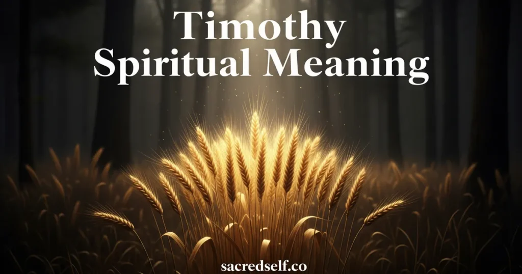 Spiritual Meaning of the Name Timothy: What It Reveals About Your Path