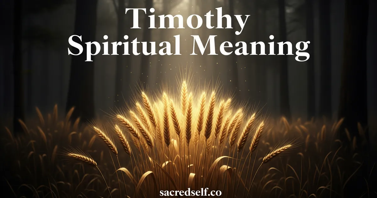 Spiritual Meaning of the Name Timothy: What It Reveals About Your Path