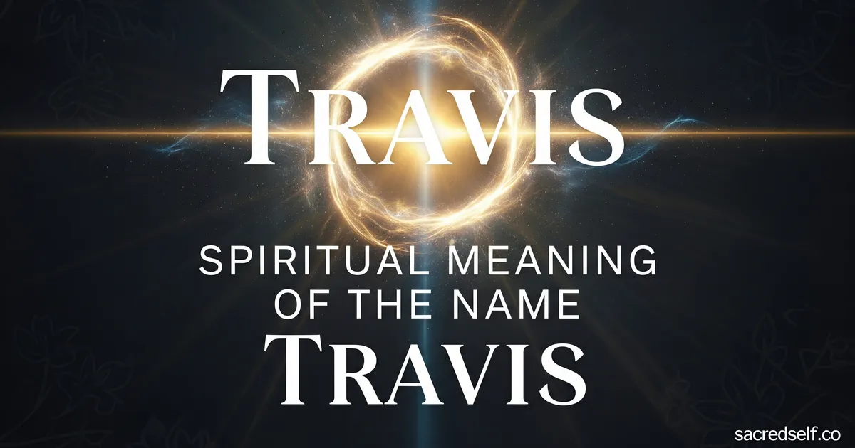 What Does the Name Travis Mean Spiritually?