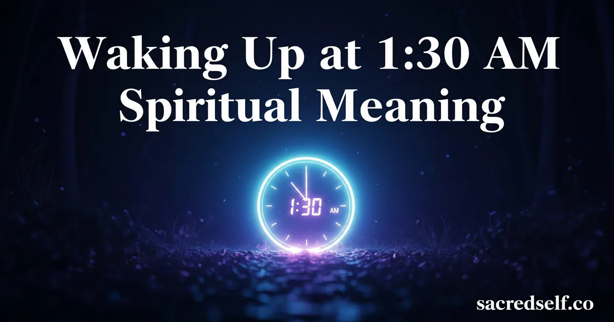 Waking Up at 1:30 AM: Spiritual Meaning and What It Could Mean for You