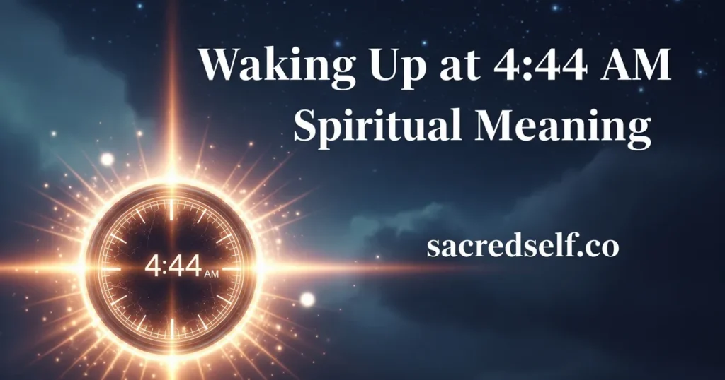 Waking Up at 4:44 AM: Spiritual Meaning and What It Could Mean for You