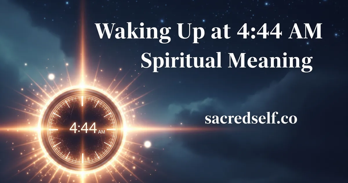 Waking Up at 4:44 AM: Spiritual Meaning and What It Could Mean for You