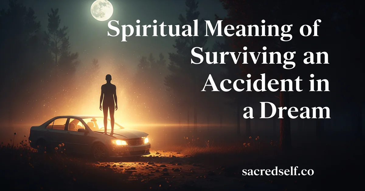spiritual meaning of surviving an accident in a dream