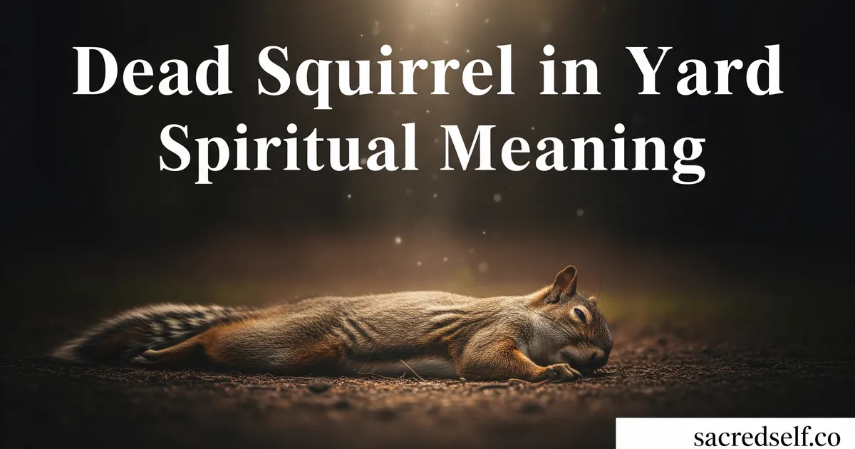 What Does Finding a Dead Squirrel Mean Spiritually?
