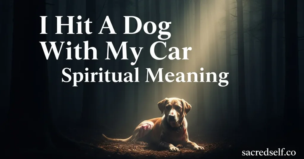 I Hit a Dog With My Car: What It Means Spiritually