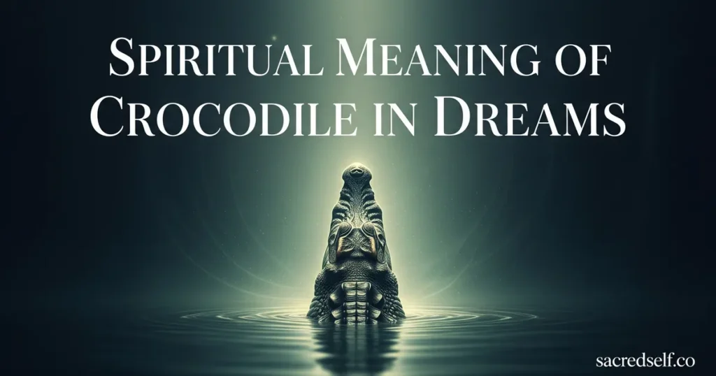 Crocodile Dreams: 7 Spiritual Meanings and Symbolism