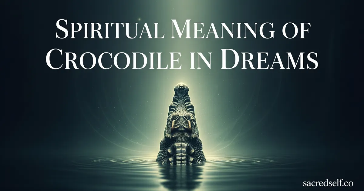 Crocodile Dreams: 7 Spiritual Meanings and Symbolism