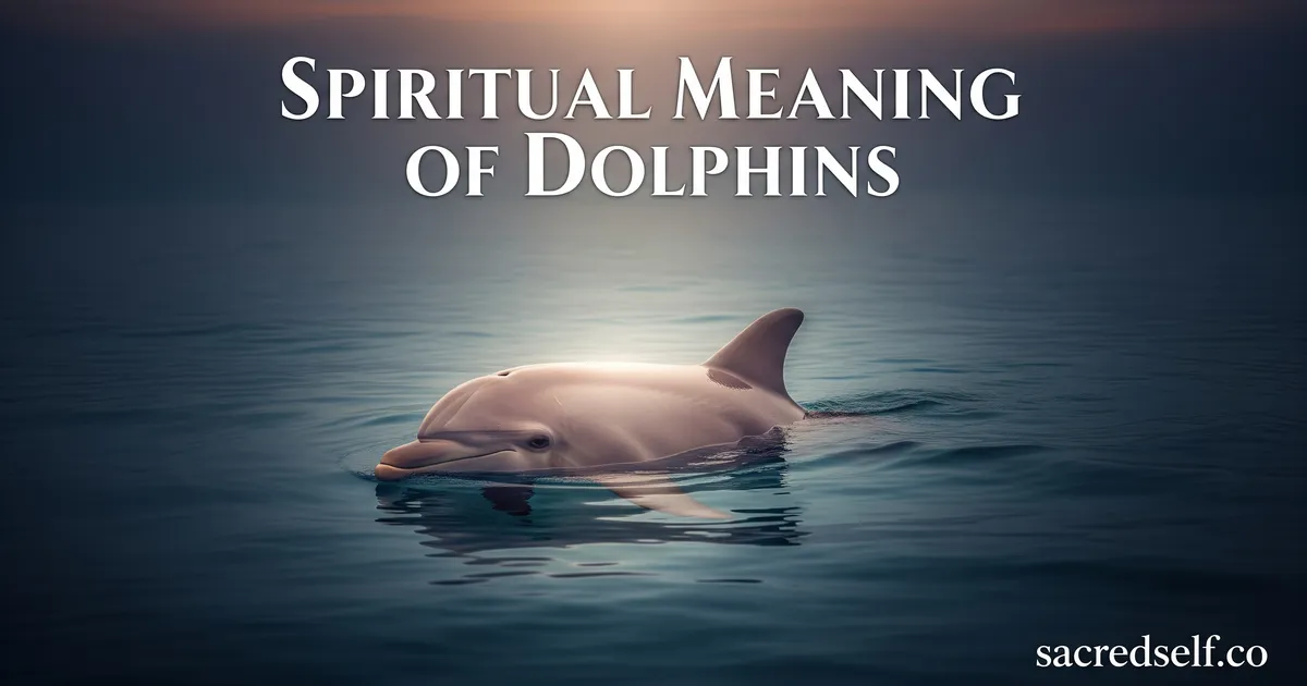What Do Dolphins Mean Spiritually?