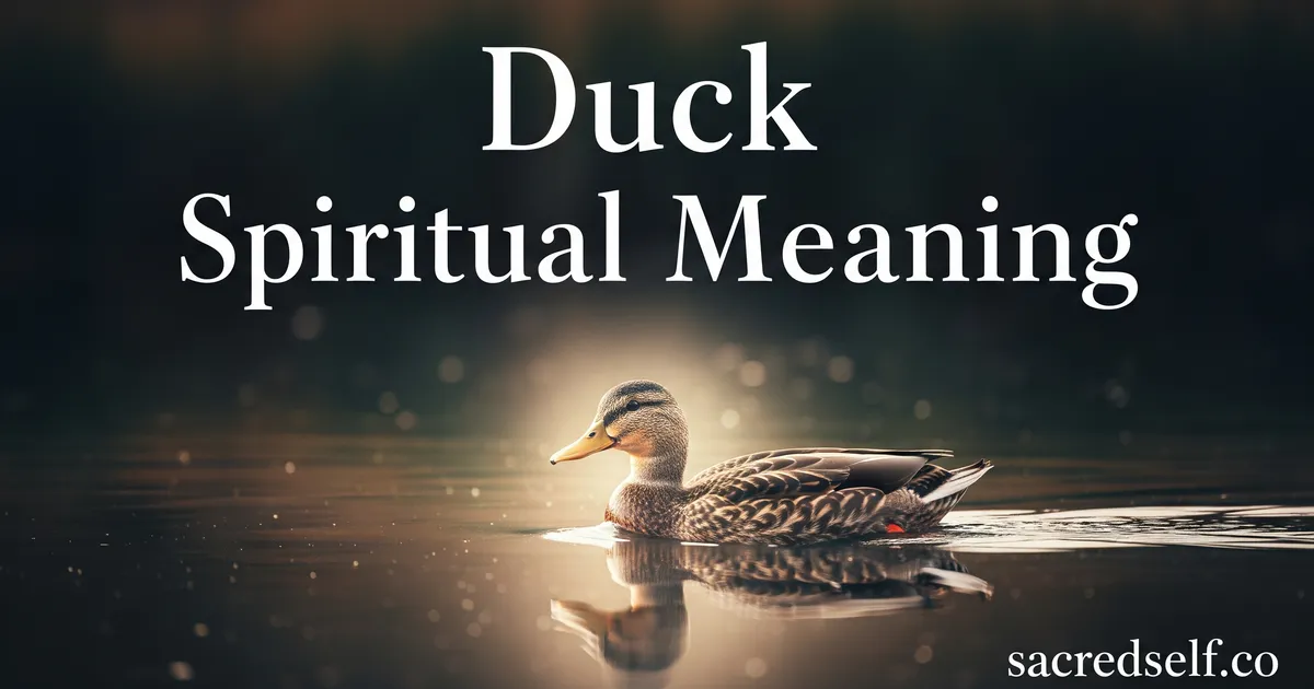 Duck Symbolism: Spiritual Meanings and Interpretations