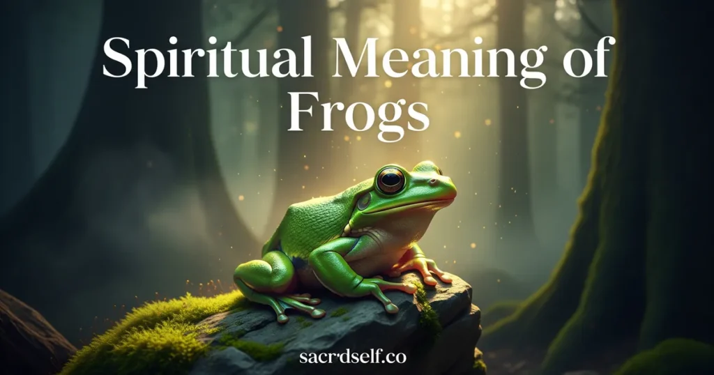 What Does Seeing a Frog Mean Spiritually?
