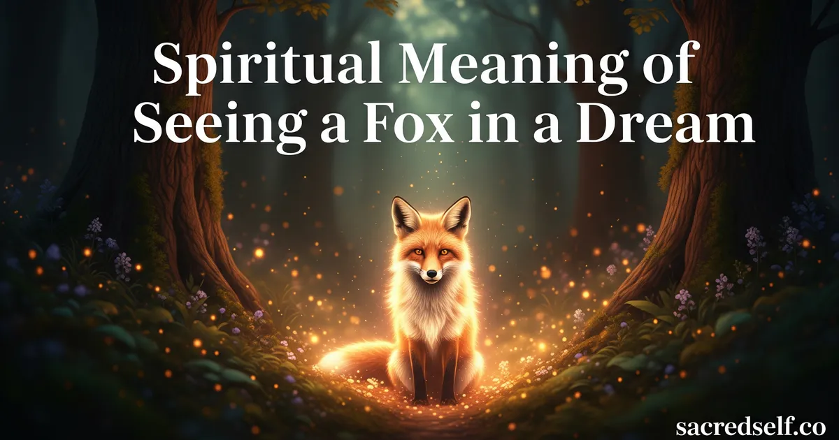What Does Seeing a Fox in a Dream Mean Spiritually?