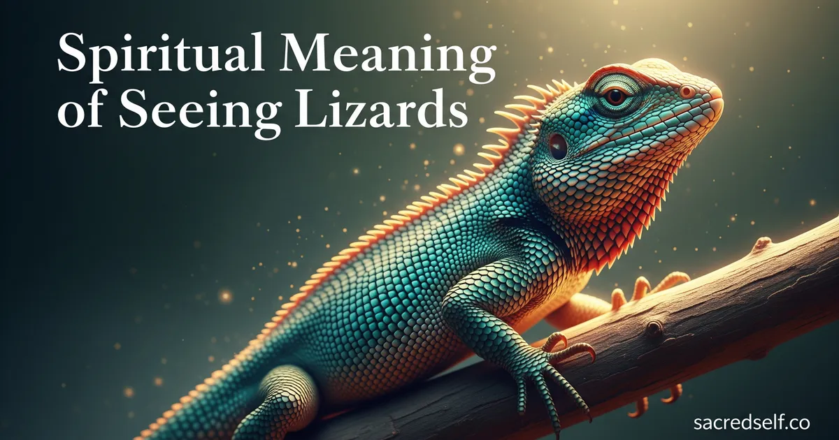 Spiritual Meaning of Seeing Lizards: 7 Symbolic Messages